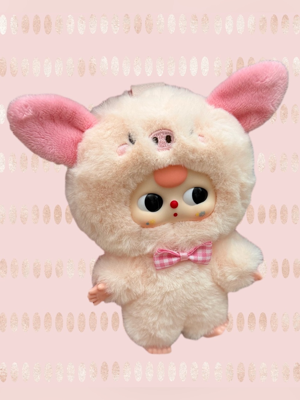 Baby Three PIG CONFIRMED Mini Animal World Plush Pendant BB3 Blind Box Bag Charm